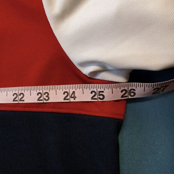 Nautica Block Color V Neck Mens XXL Short Sleeve Shirt - Picture 3 of 6